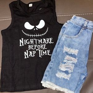 Disney Nightmare Before Christmas girls outfit